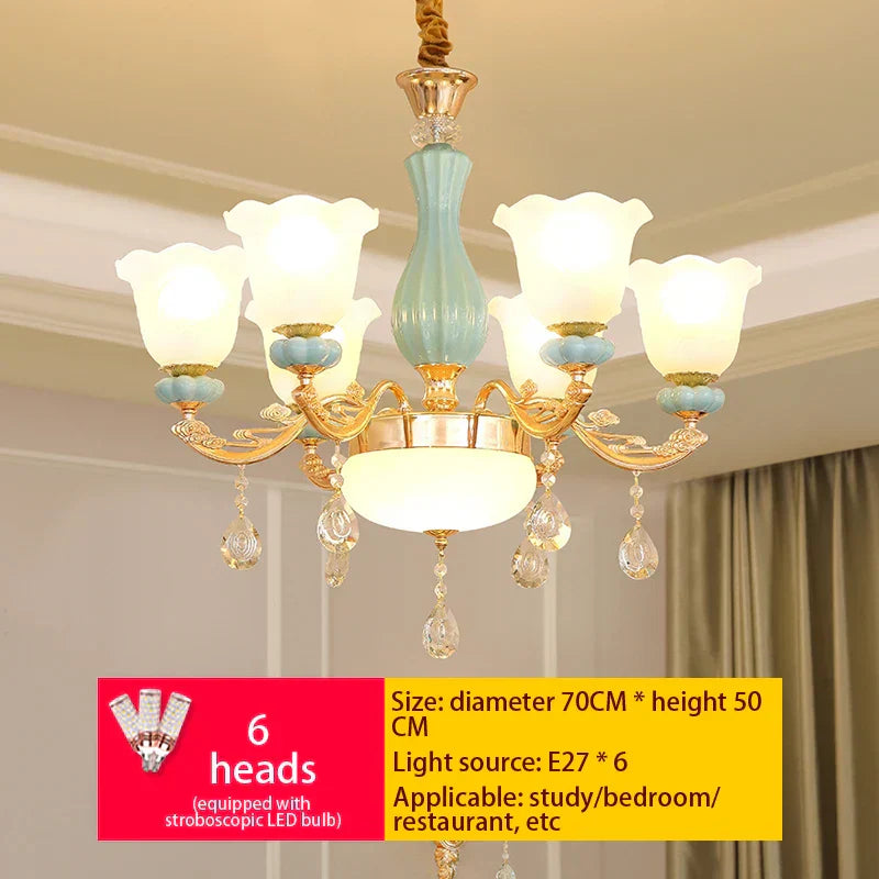 DecorBites™ Luxe European Chandelier for Living Room, Bedroom, Dining Hall - Modern, Elegant Design