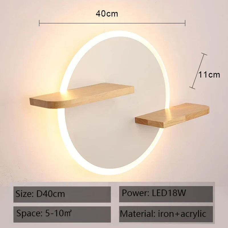 DecorBites™ LED Wall Lamp: Modern Nordic Design for Children's Room, Aisle, Bedroom, Living Room