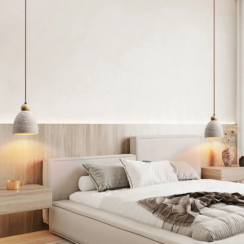 DecorBites™ Concrete Cement Pendant Lights LED E27 Industrial Art Decor Zen Décor