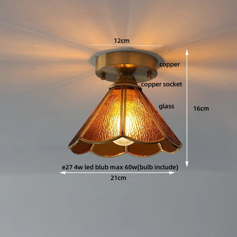 DecorBites™ Diamond Glass LED Ceiling Lights - Modern Nordic Luxury Canopy Fixture