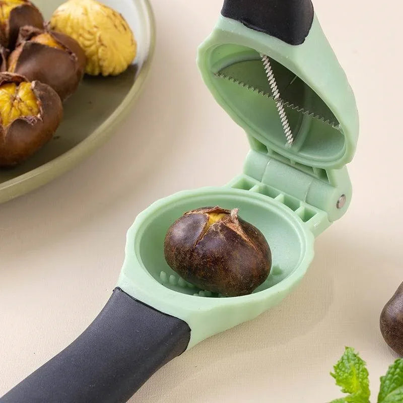 DecorBites™ Chestnut Machine & Nut Cracker Set, Walnut Pliers Opener Sheath Cutter Home Tool
