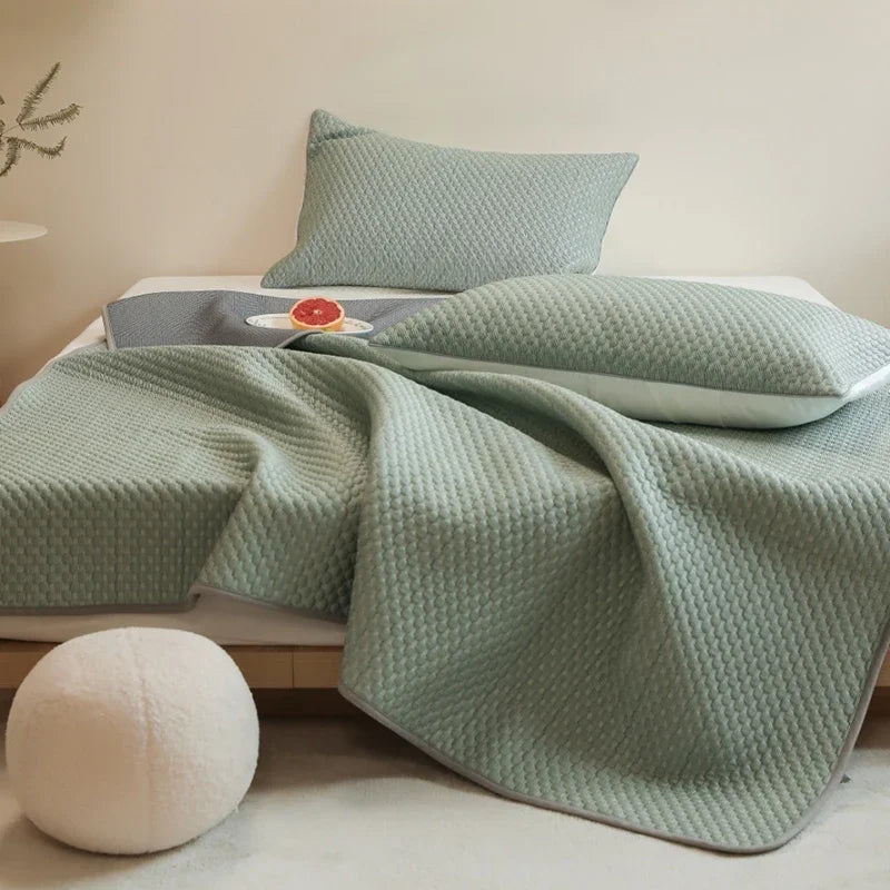 DecorBites™ Ice Bean Cooling Mat & Pillowcase Set - Premium Bed Cooling Technology