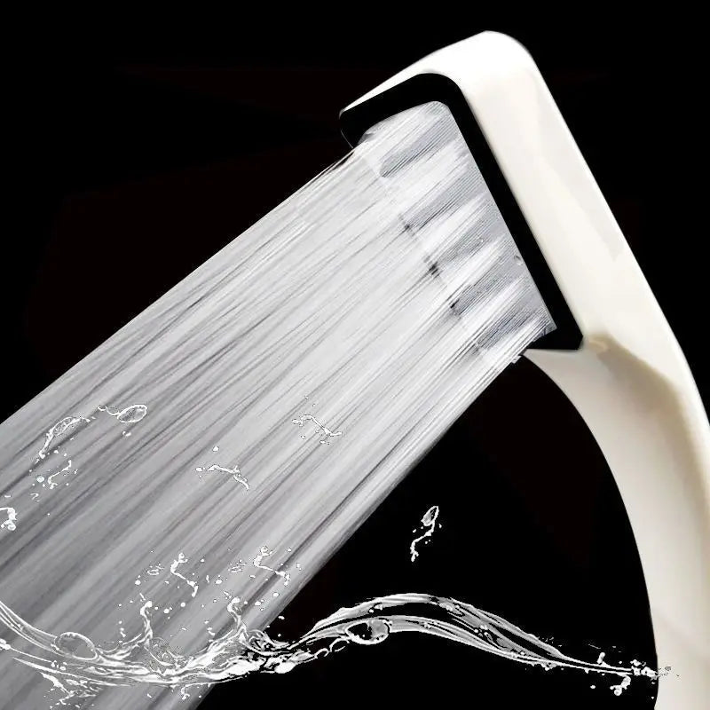 DecorBites™ Black High Pressure Rainfall Shower Head with Bracket and Water Saving Nozzle