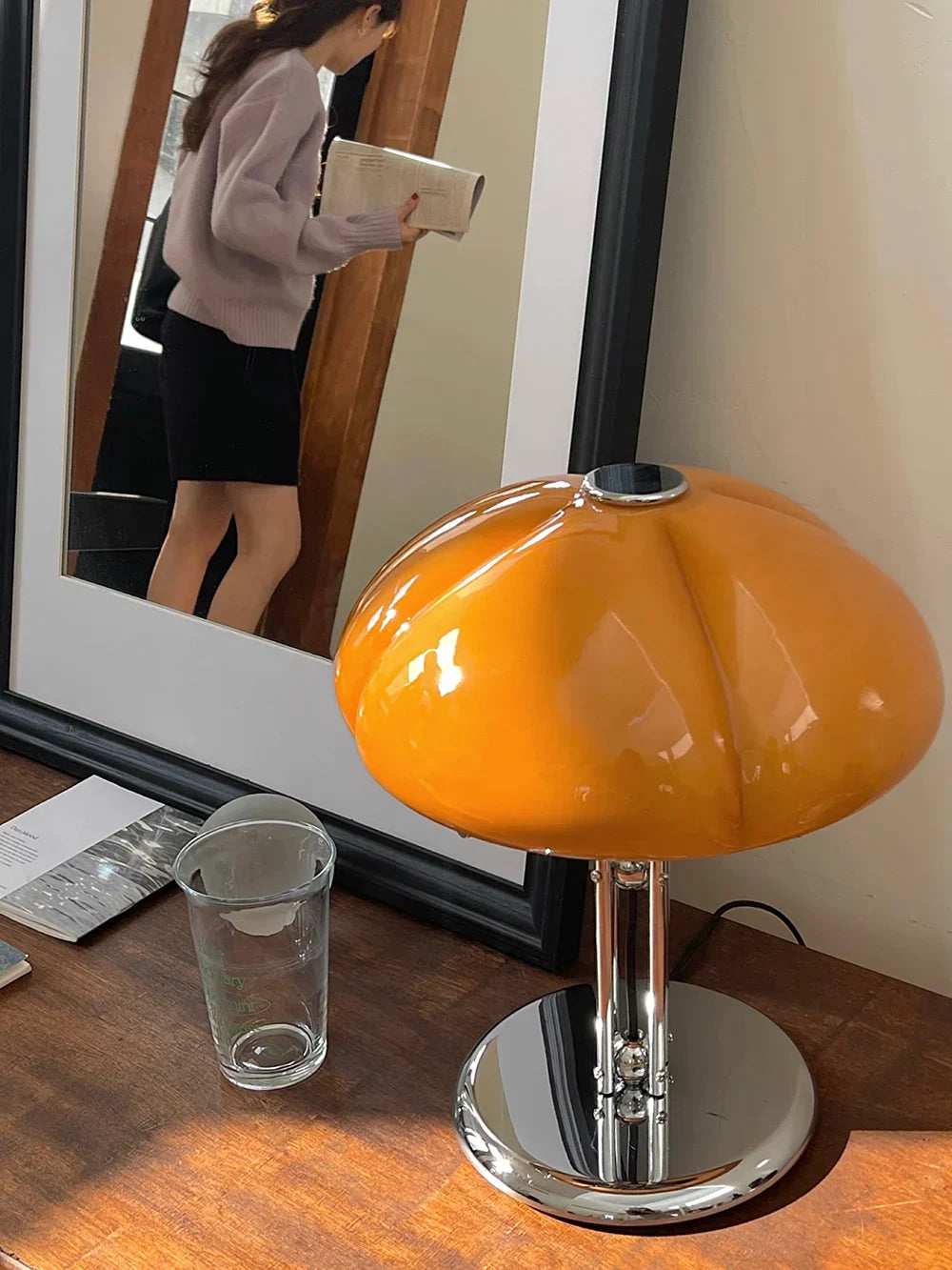 DecorBites™ Bauhaus Medieval Table Lamp Retro Light Luxurious Bedroom Atmosphere Bedside Light