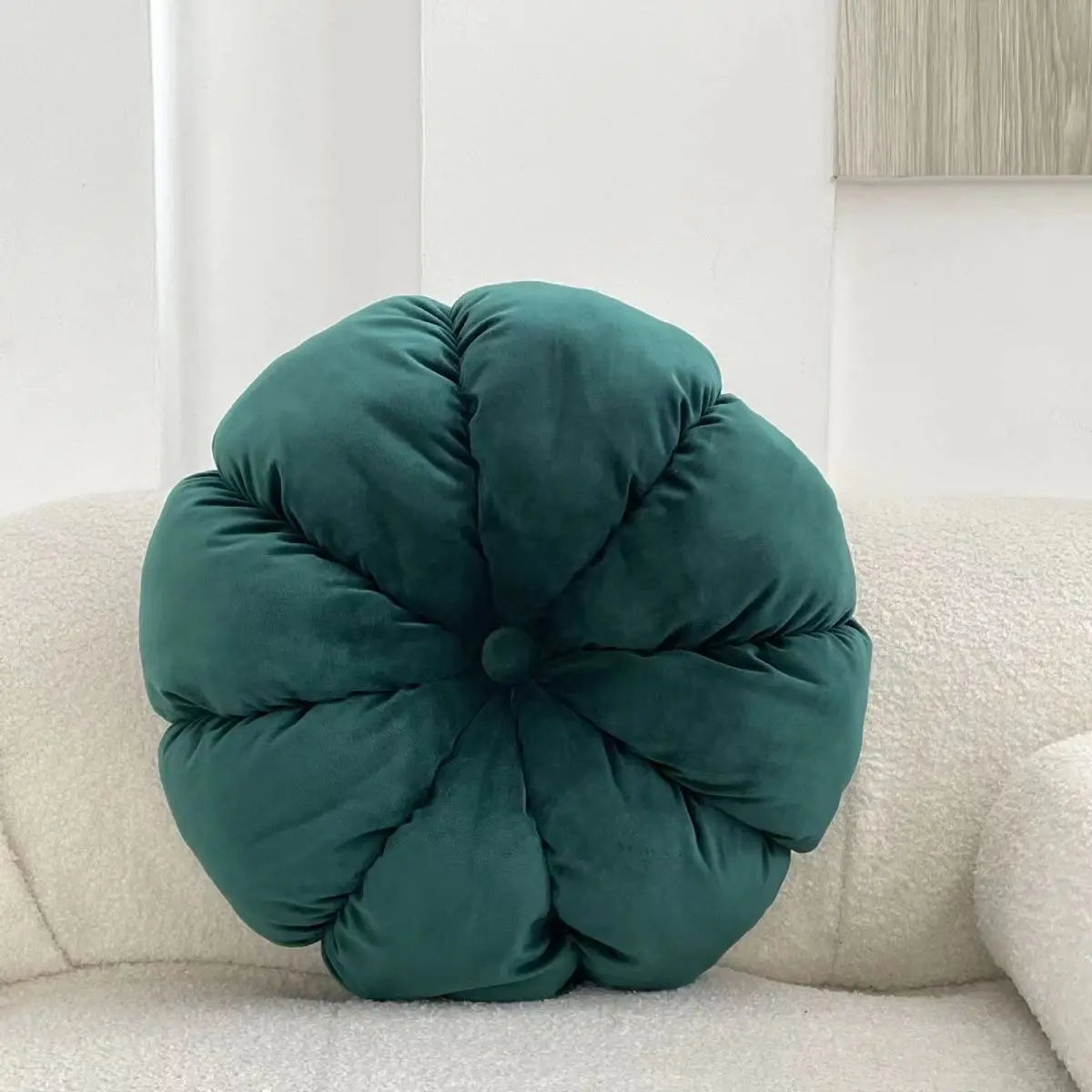 DecorBites™ Ethnic Print Tassel Cushion Cover - Round Dutch Velvet Sofa Pillow