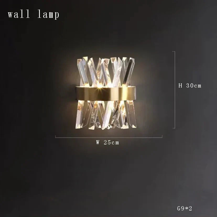 DecorBites™ Crystal Ceiling Pendant Lights - Adjustable, Elegant, Circular Design