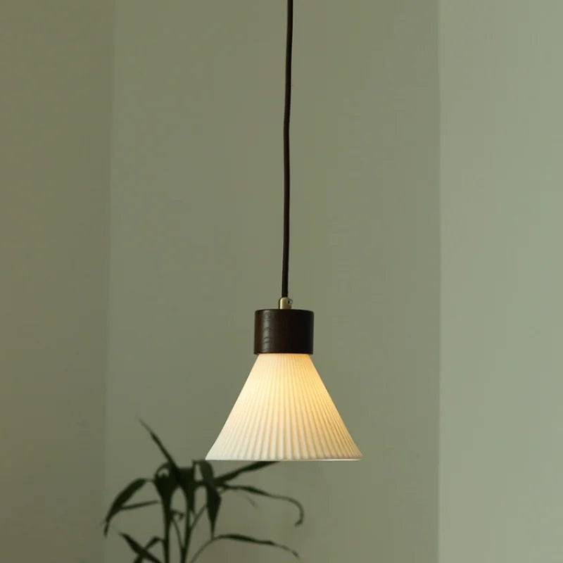 DecorBites™ Ceramic LED Pendant Light Fixture for Home Decor Minimalism Hanging Lamp
