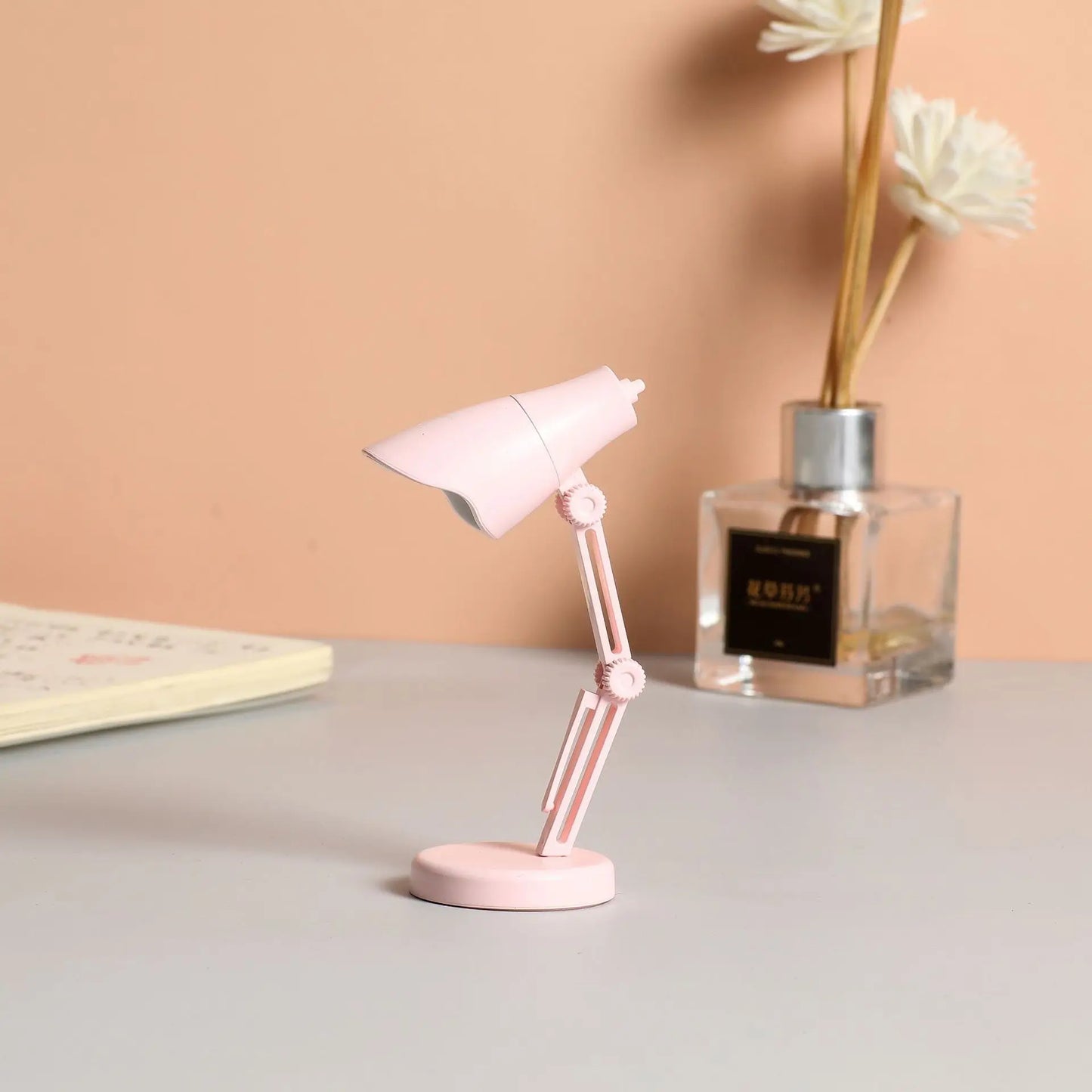 DecorBites™ LED Mini Desk Lamp with Clip, Foldable Design, Magnetic Base, Eye Protection, for Bedroom & Study