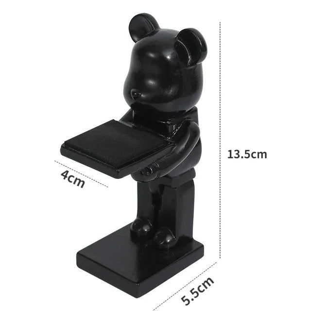 DecorBites™ Bear Statue Watch Rack: Smart Watch Display & Storage Stand