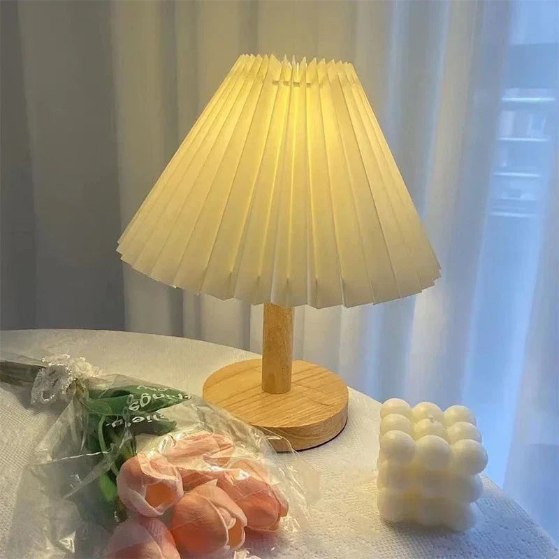 DecorBites™ LED Retro Table Lamp USB Plug Desk Night Light for Interior Lighting