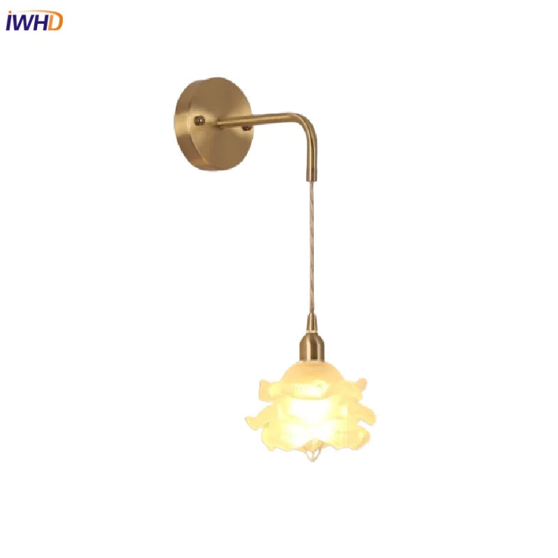 DecorBites™ LED Glass Wall Lamp Modern Bedroom Coffee Vanity Light Fixtures