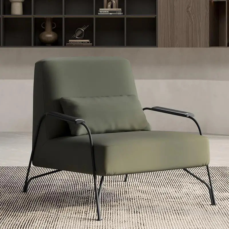 DecorBites™ Italian Style Light Luxury Single Sofa Chair for Minimalist Living Room and Bedroom