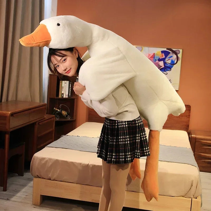 DecorBites™ Goose Sleep Body Pillow Doll for Bedroom, Girlfriend, Festival Gift