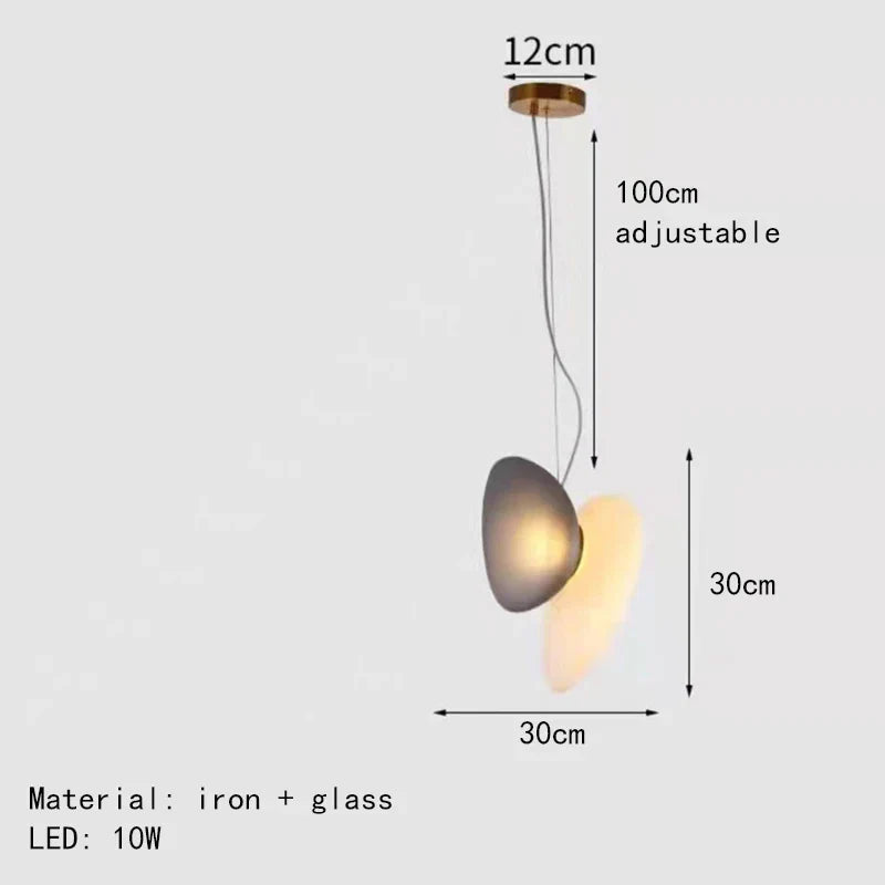 DecorBites™ Glass Indoor Pendant Lights for Dining Room Kitchen Bar Shop