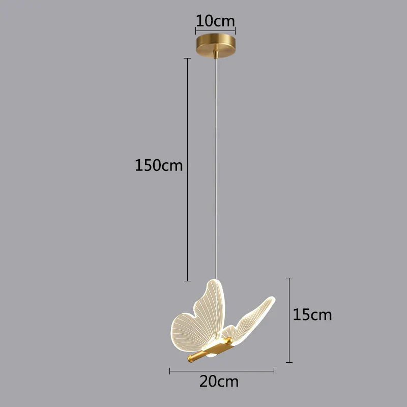 DecorBites™ Butterfly LED Pendant Chandelier for Home Decor and Kitchen Lighting