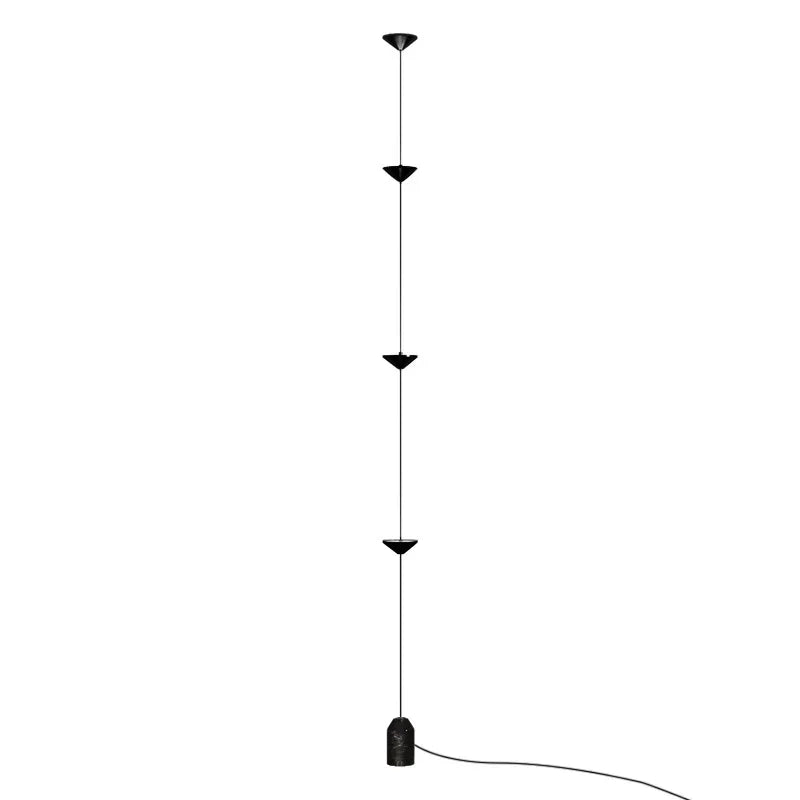 DecorBites™ Cone Design Art Iron Hanging Cable Floor Lamp