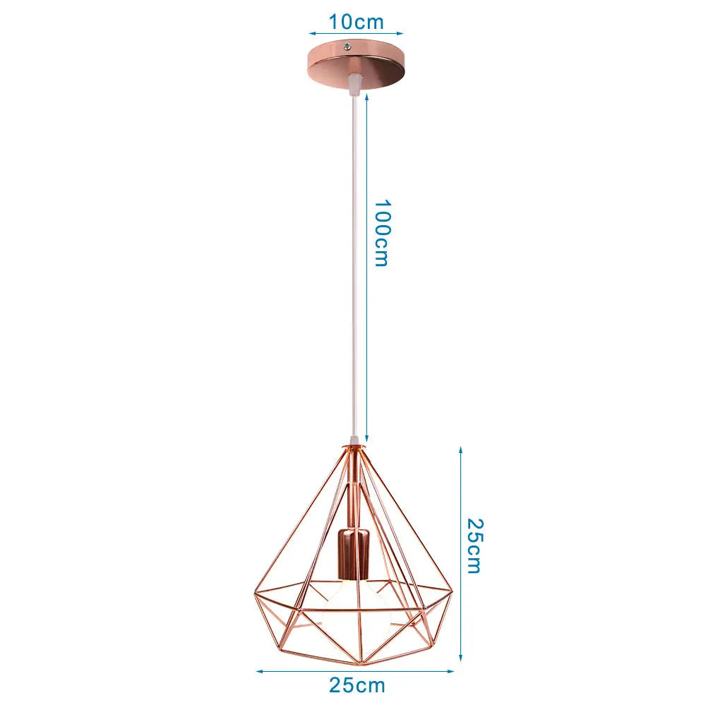 DecorBites™ Industrial Retro Loft LED Pendant Light for Home Living Room Kitchen