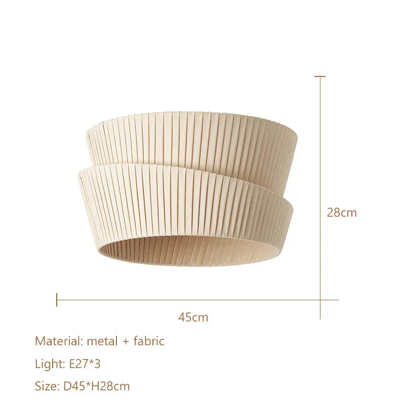 DecorBites™ Cream LED Ceiling Chandelier for Living Room Dining Bedroom