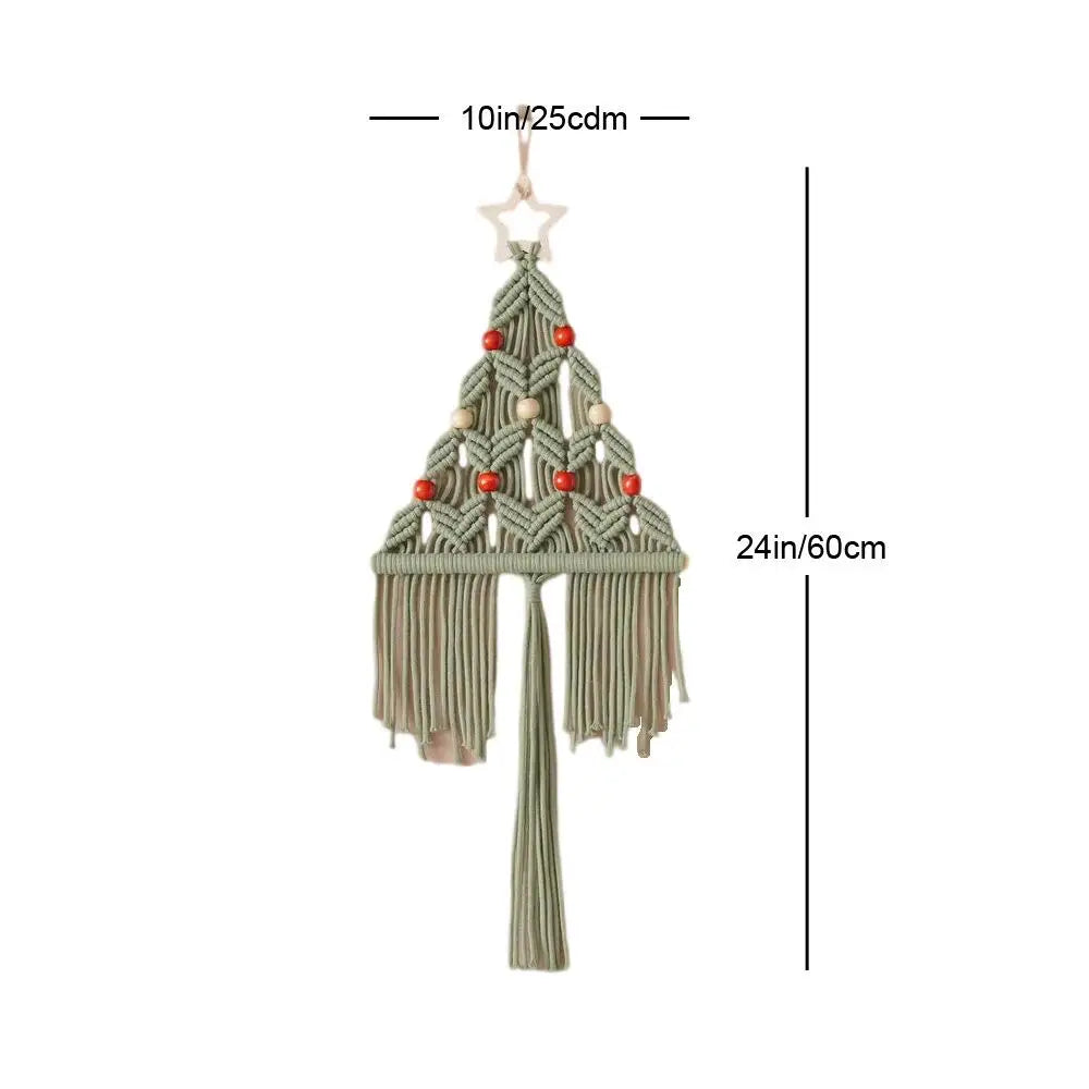 DecorBites™ Boho Christmas Tree Wall Tapestry