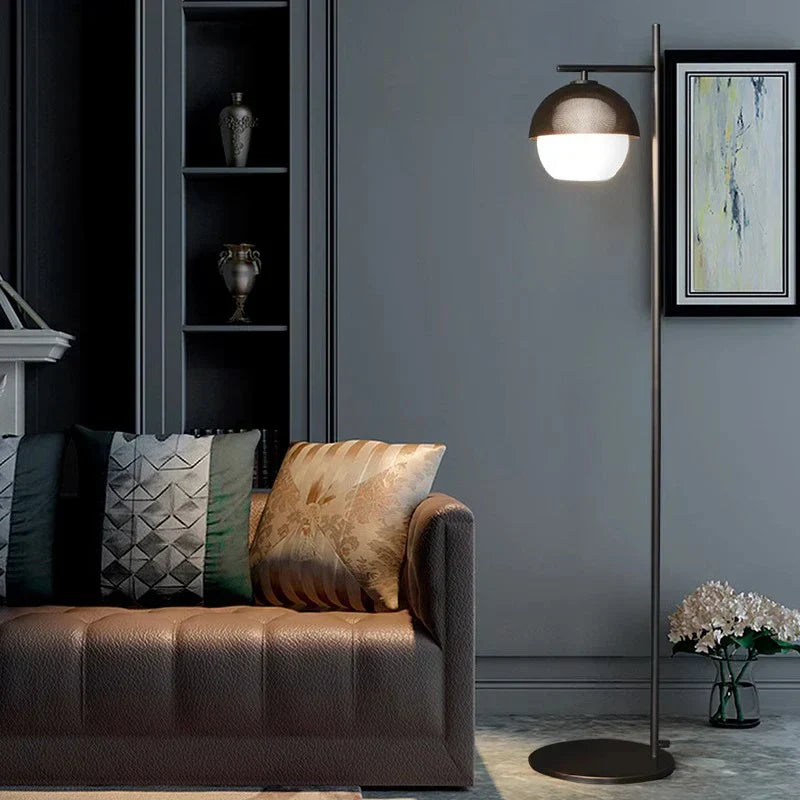 DecorBites™ Black LED Floor Lamp - Modern Stylish Nordic Design for Home and Living Room