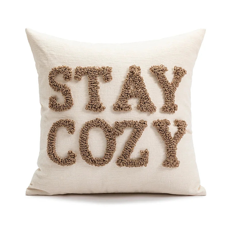DecorBites™ Brown Coffee Pillowcase: Modern Simplicity Light Luxury Sofa Cushion Covers