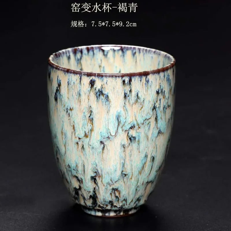 DecorBites™ Ceramic Kung Fu Tea Cups Set - Japanese Porcelain Drinkware