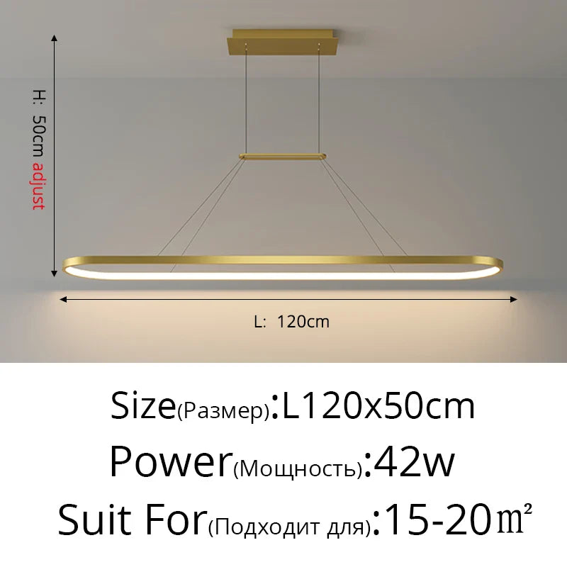 DecorBites™ LED Chandelier Pendant Light for Kitchen Bedroom Dining Living Room