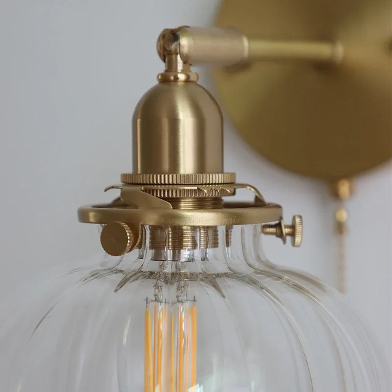 DecorBites™ Glass Ball Wall Sconce Modern Wandlamp Stair Light for Bedroom Bathroom Mirror