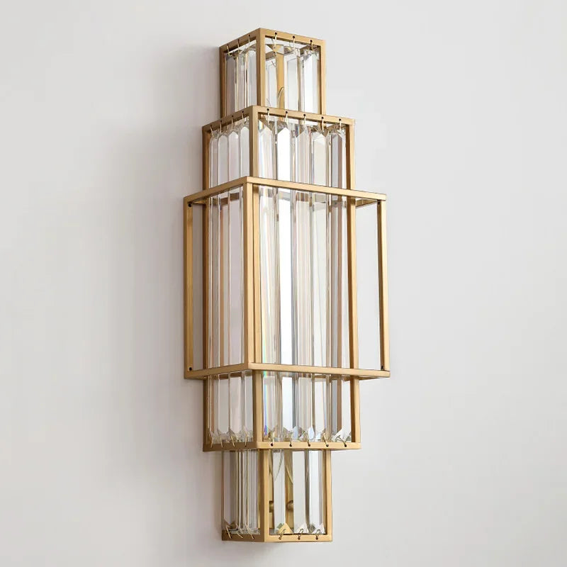 DecorBites™ Glass Crystal Wall Lamp Modern Minimalist Luxury Indoor Lighting