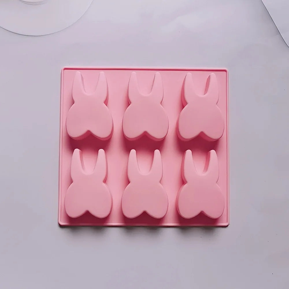 DecorBites™ 6 Hole Tooth Silicone Mold 3D Cake Biscuit Candy Ice Cube Bakeware