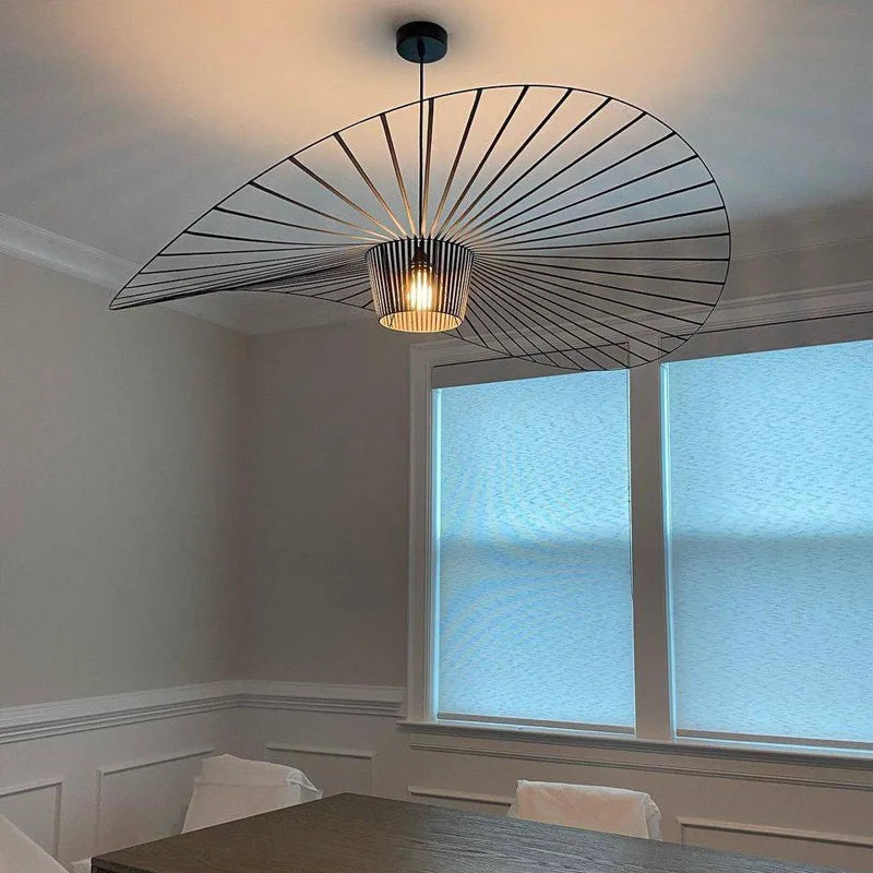 DecorBites™ Industrial Art Hat LED Chandelier for Living Dining Room Pendant Lights
