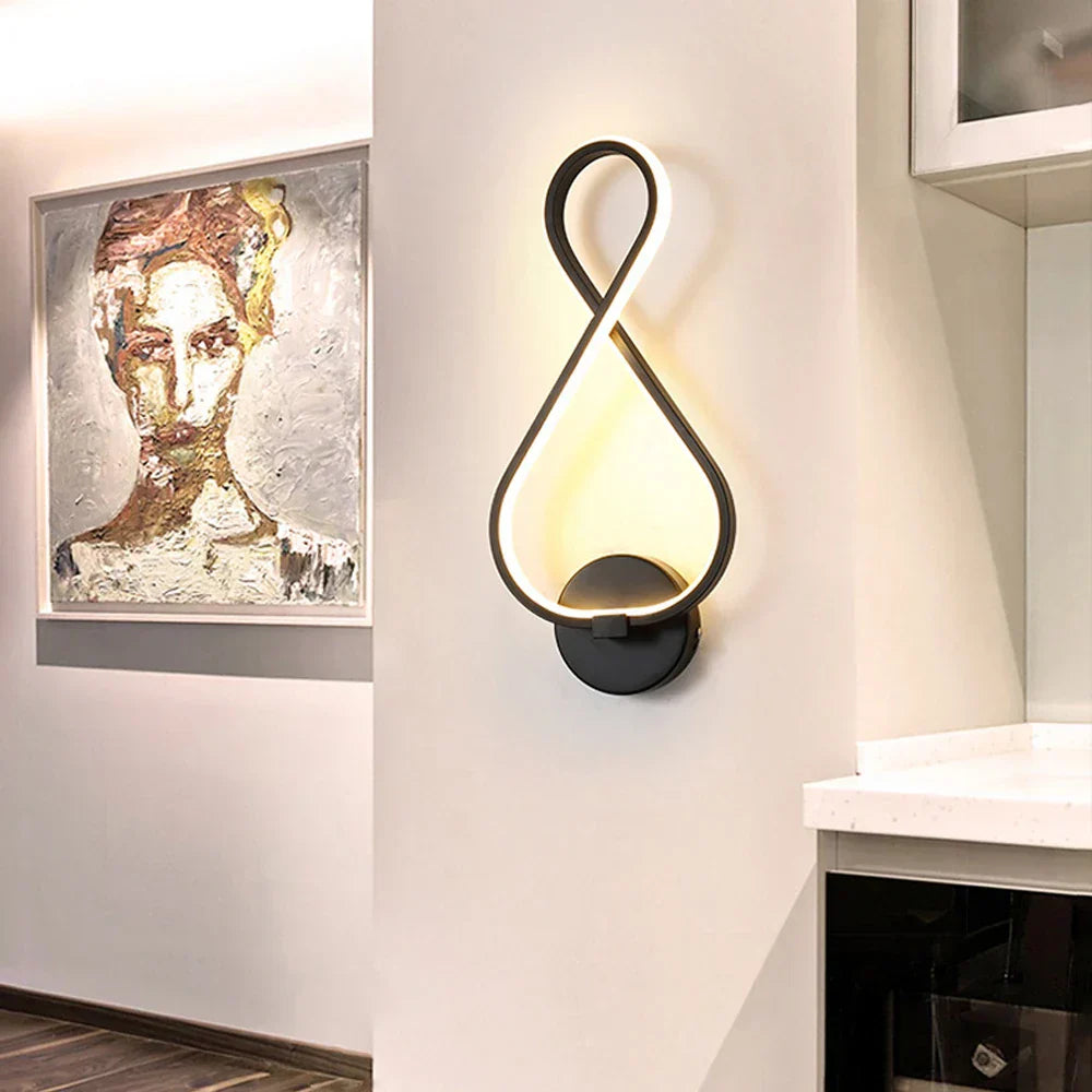 DecorBites™ LED Acrylic Wall Light Shade for Bedroom Living Room Home décor