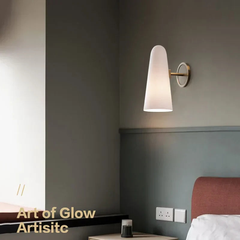 DecorBites™ Copper Wall Lamp: Luxury Nordic Style for Living Room Bedroom Bedside, Restaurant Corridor.