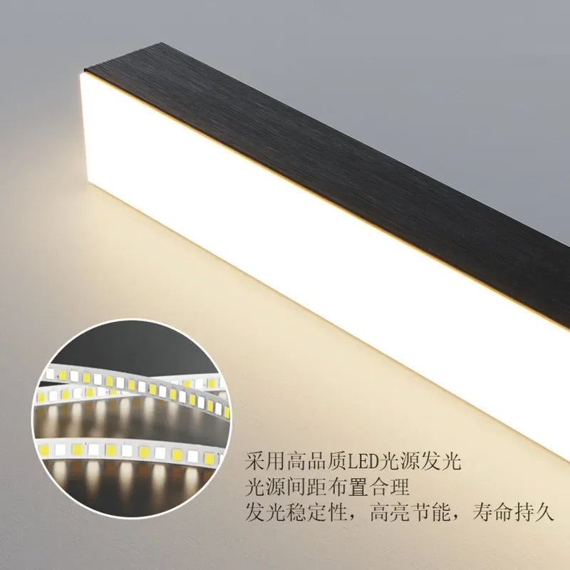 DecorBites™ LED Black Ceiling Chandelier for Dining Room Kitchen Island - Modern Home Decor Lighting