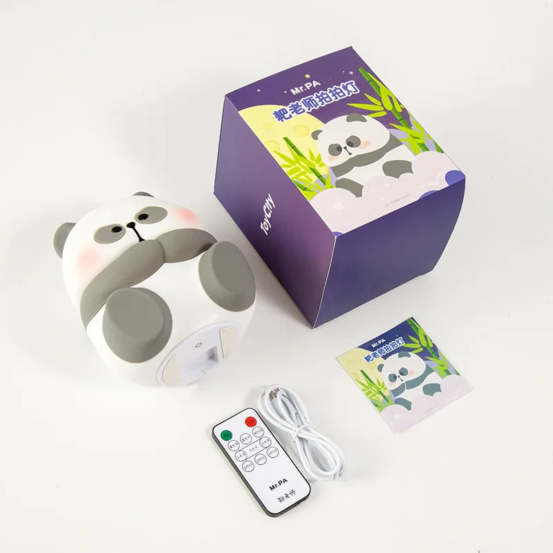 DecorBites™ Cartoon Silicone Animal Night Light with Patting Switch - Cute & Lovely for Kids Room