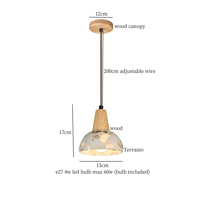 DecorBites™ Green Marble LED Pendant Light - Modern Nordic Interior Lighting Fixture
