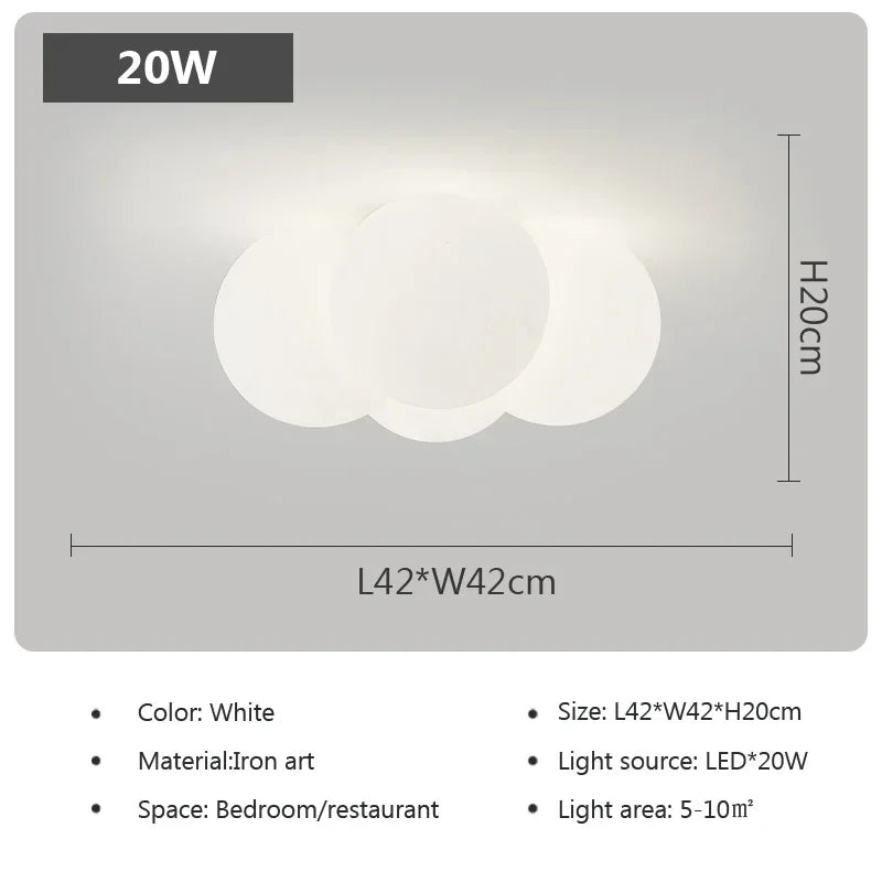 DecorBites™ Glass Ball Milky White Chandelier for Home Decor Fixture