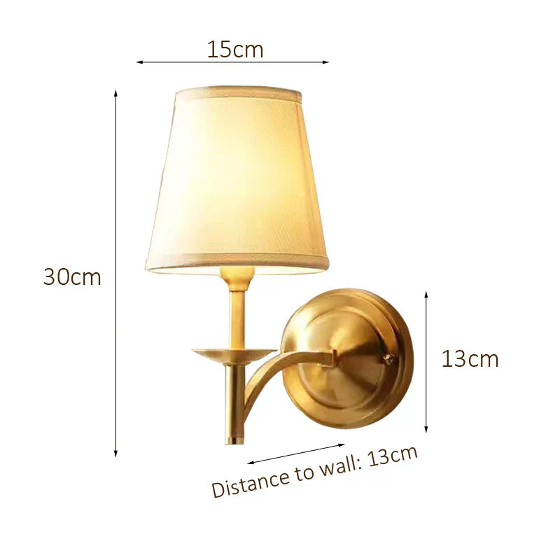 DecorBites™ Copper Wall Lamp for Living Room, Bedroom, Balcony - Elegant & Durable Lighting