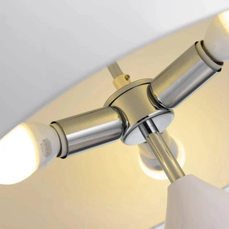 DecorBites™ LED Mushroom Table Lamp: Stylish Metal Desk Light for Living Room, Bedroom, or Dining Area