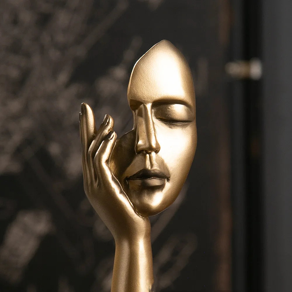 DecorBites™ Abstract Figurines Office Desk Decoration Modern Art Figurine Statue Home Decor