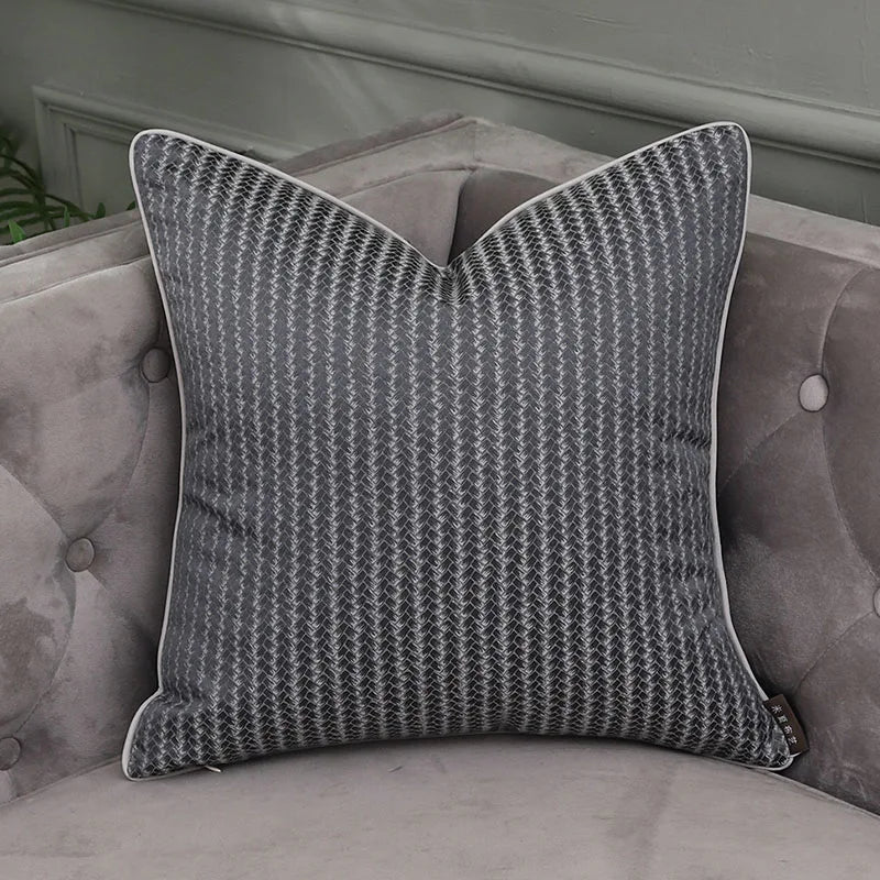 DecorBites™ Frosted Gold Satin Lumbar Pillow Covers - Luxe Sofa Cushion Cases