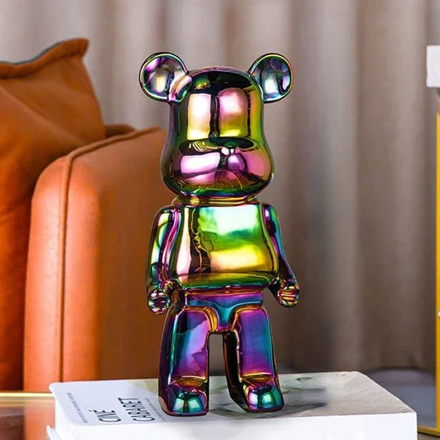 DecorBites™ Bear TV Cabinet Sculpture Decor Piggy Bank, Home Decoration Art Statue
