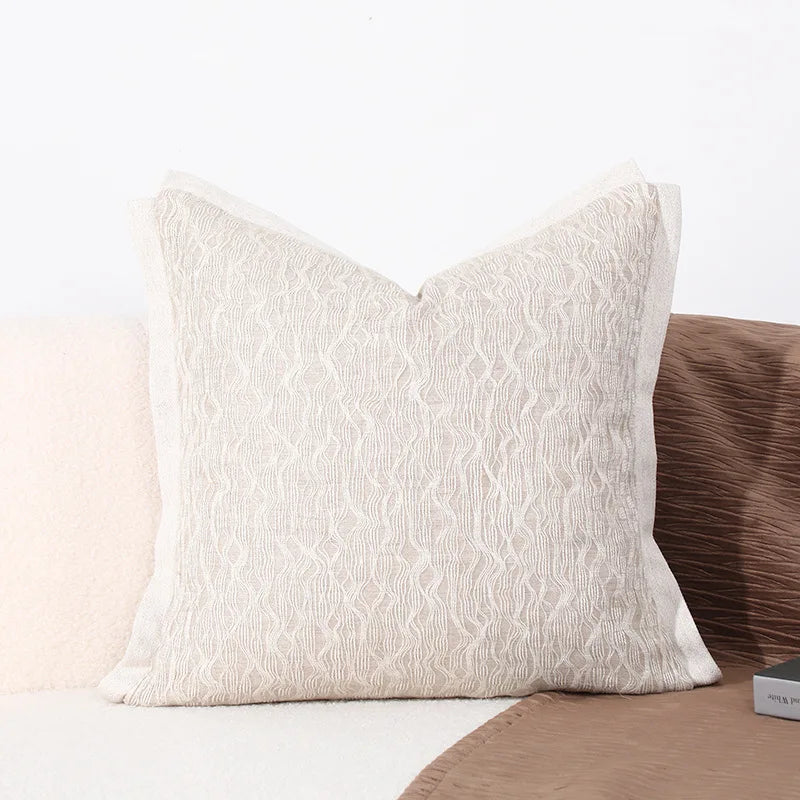 DecorBites™ Black White Sofa Pillowcase: Modern Minimalist Living Room Cushion Cover