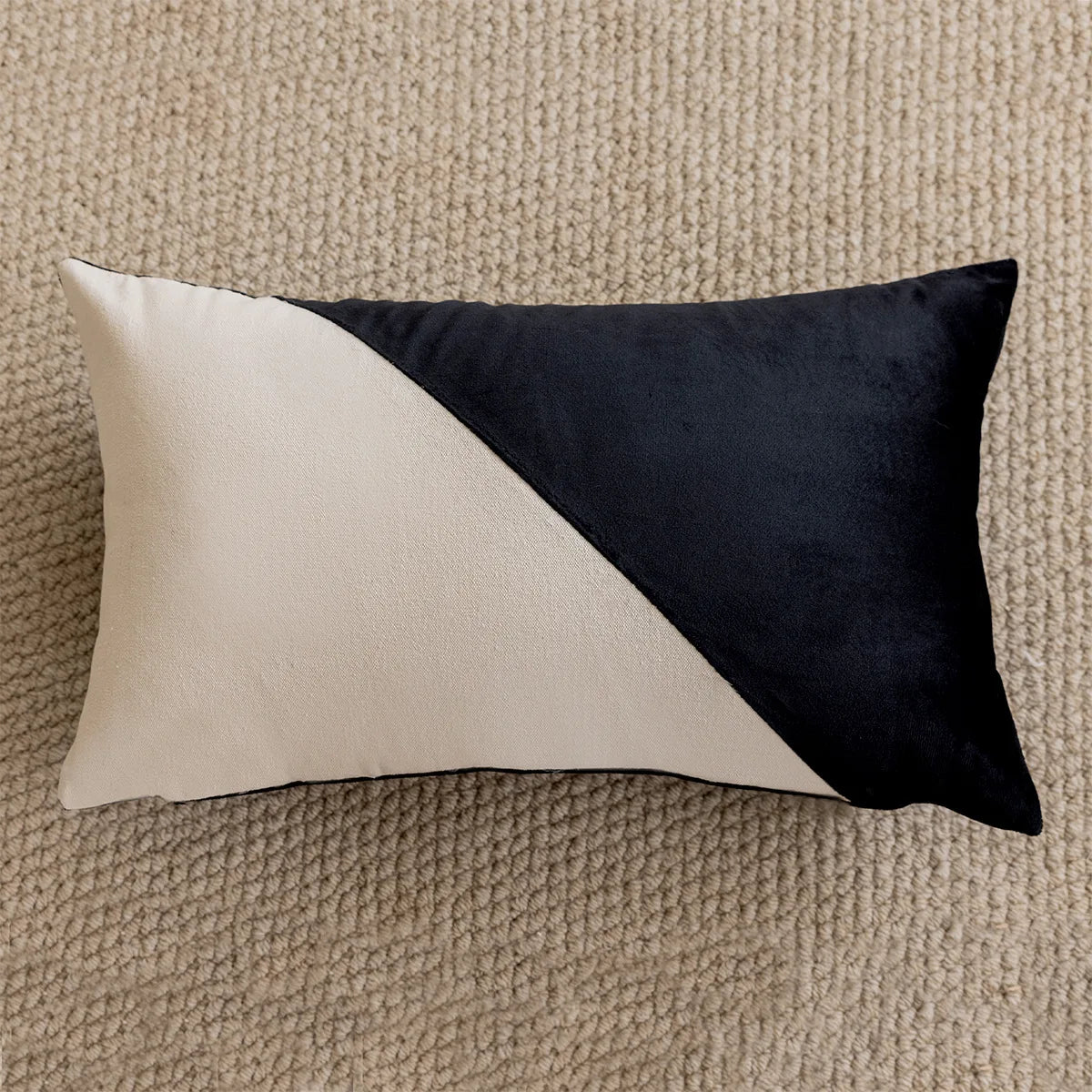 DecorBites™ Geometric Checker Cushion Cover: Nordic Style Decorative Throw Pillow Cover