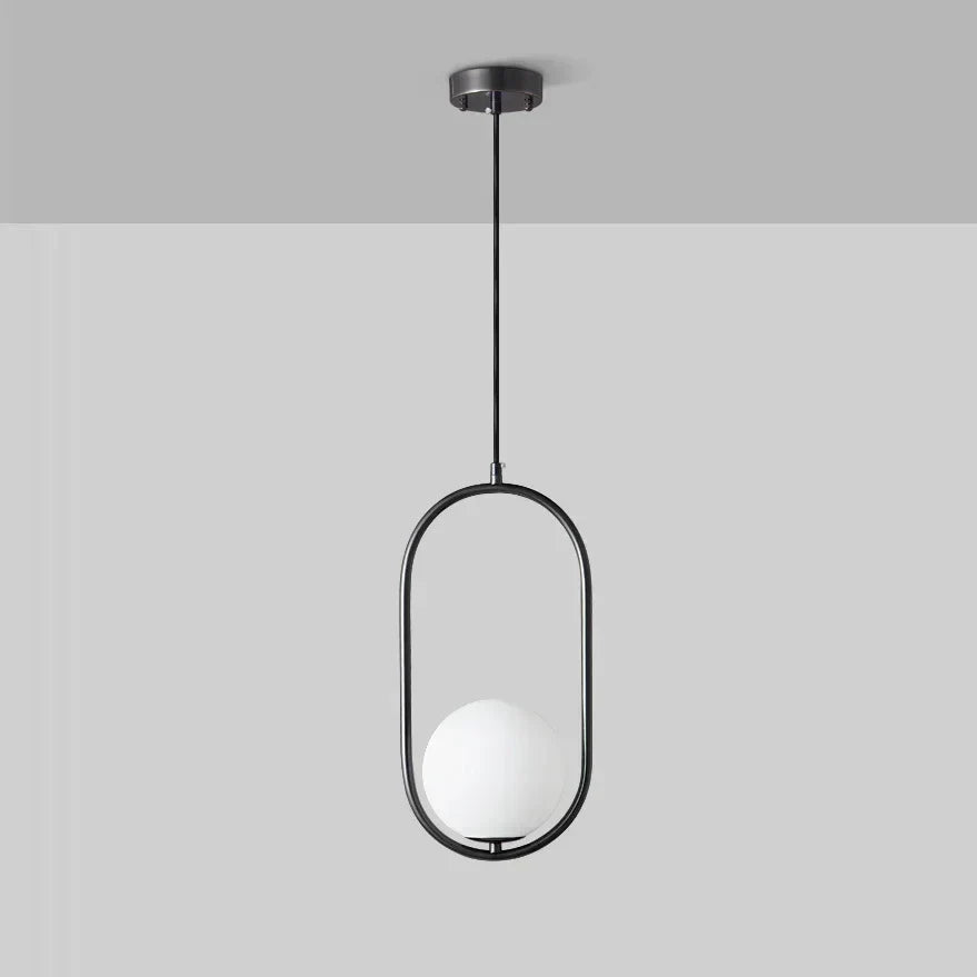 DecorBites™ Glass Ball Ring Pendant Lamp for Living Dining Bedroom