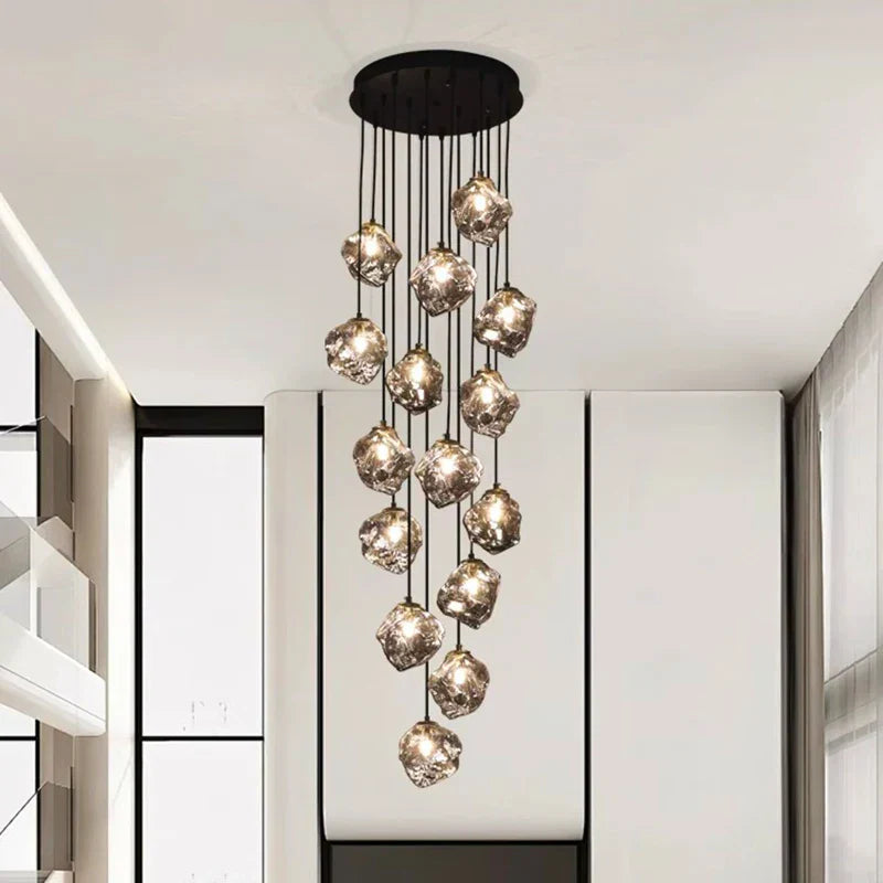 DecorBites™ LED Pendant Staircase Chandeliers Hanging Light Indoor Lighting
