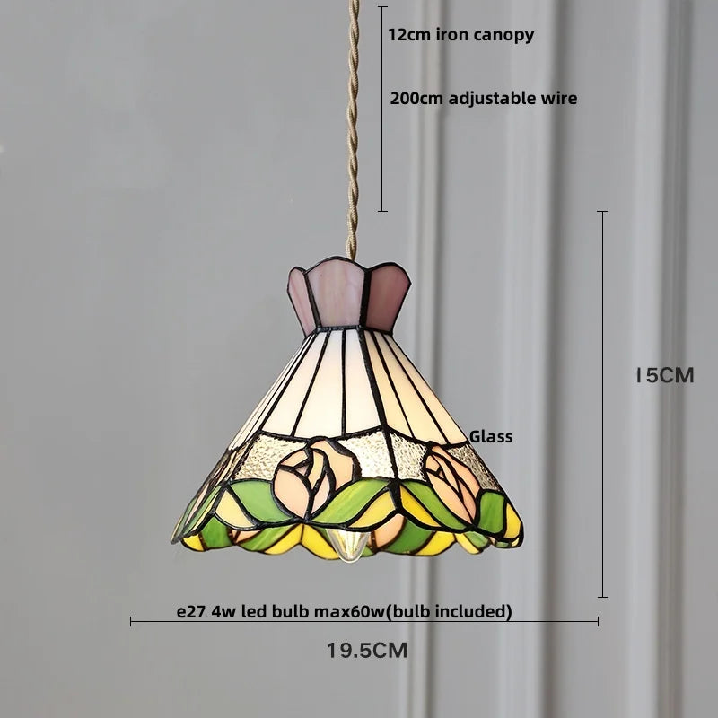 DecorBites™ Crown Diamond Glass Pendant Lamp, LED Modern Hanging Light