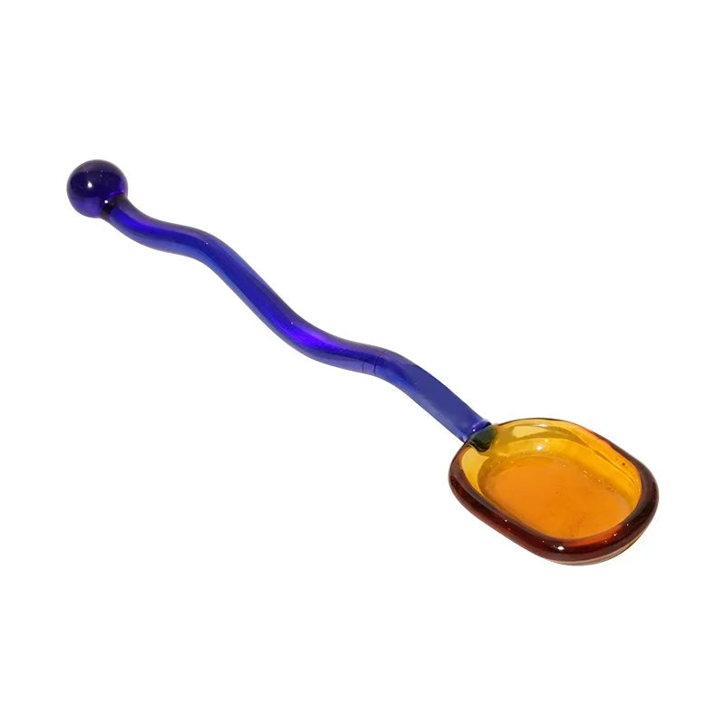 DecorBites™ Glass Spoon Dessert Teaspoon Creative Coffee Spoon Set for Ice Cream