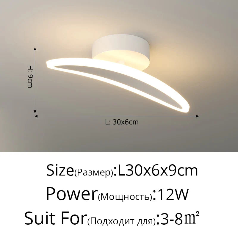 DecorBites™ LED Ceiling Light Strip for Corridor, Balcony & Living Room
