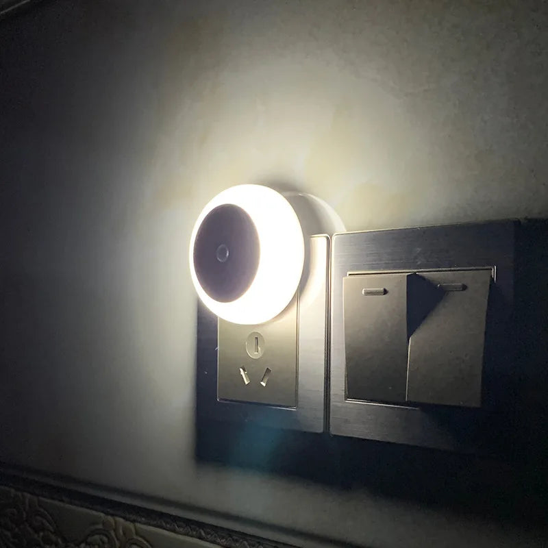 DecorBites™ LED Night Light Smart Sensor Plug-in Wall Night Lamp for Home Bedroom Hallway